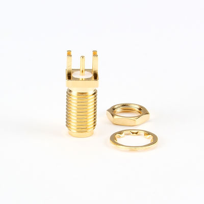 Pure Copper Gilding GPS Cable Connector DC – 11GHz 3KW Max