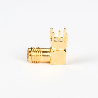 50 OHM Female PCB Mount Connector PCB Mounting Wifi Antenna Connector 3KW Max